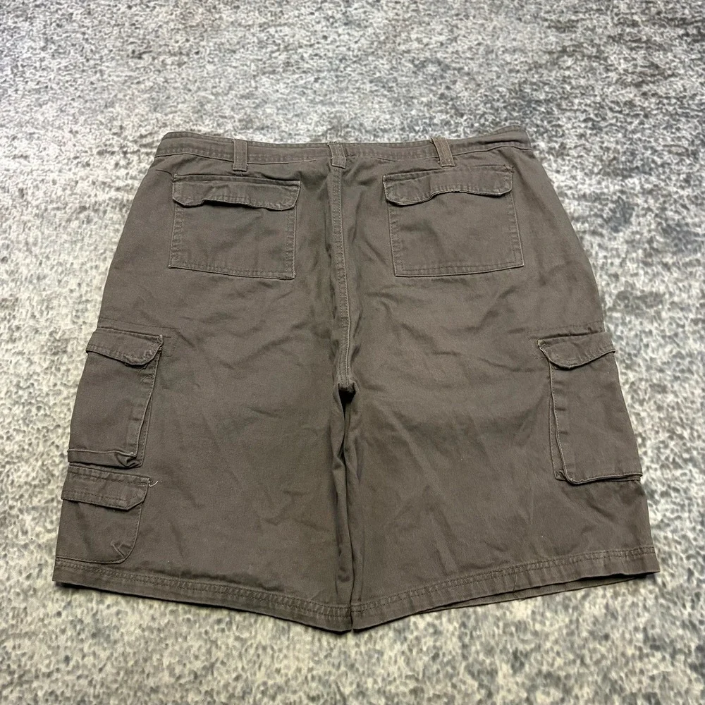 Rugged Wear Cargo Shorts Mens 38 Brown Outdoor Utility Hiking Skater Y2K